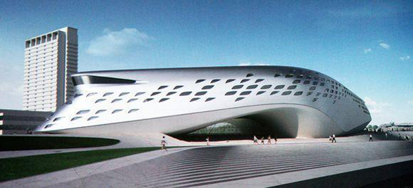 Konkurso naujo muziejaus Vilniuje projektui parengti nugalėtojos Zaha Hadid projektas